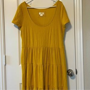 Anthropologie Maeve tiered maxi dress